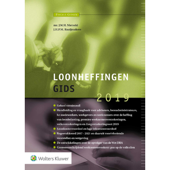 Loonheffingengids 2019 (Paperback) bij Singel 344