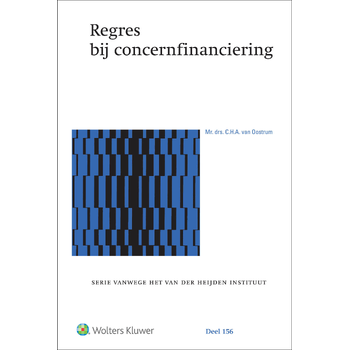 Regres bij concernfinanciering (Hardback) bij Singel 344
