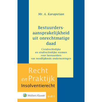 Bestuurdersaansprakelijkheid uit onrechtmatige daad (Hardback) van A. Karapetian
