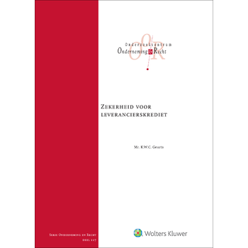 Zekerheid voor leverancierskrediet (Hardback) bij Singel 344