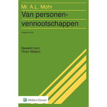 Van personenvennootschappen (Paperback) bij Singel 344
