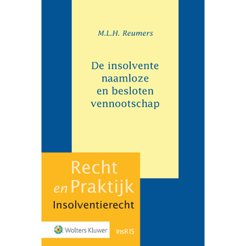De insolvente naamloze en besloten vennootschap (Hardback) bij Singel 344