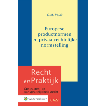 Europese productnormen en privaatrechtelijke normstelling (Hardback) bij Singel 344