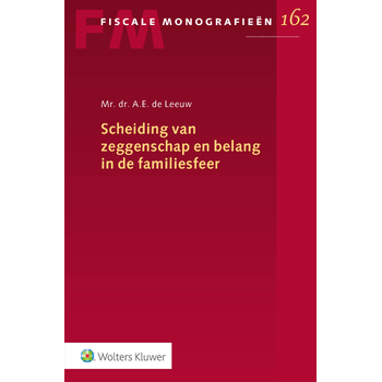 Scheiding van zeggenschap en belang in de familiesfeer (Paperback) bij Singel 344