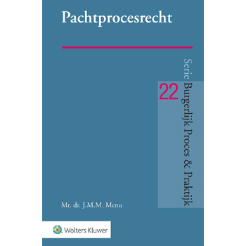 Pachtprocesrecht (Paperback) bij Singel 344