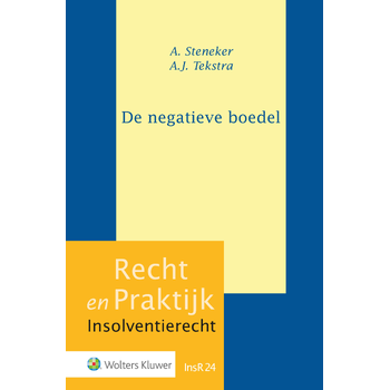 De negatieve boedel (Hardback) bij Singel 344