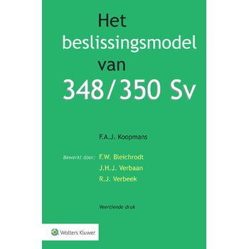 Het beslissingsmodel van 348/350 Sv (Paperback) bij Singel 344
