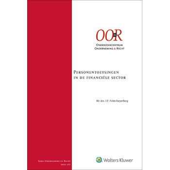 Personentoetsingen in de financiële sector (Hardback) bij Singel 344