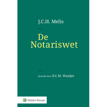 De Notariswet (Hardback) bij Singel 344