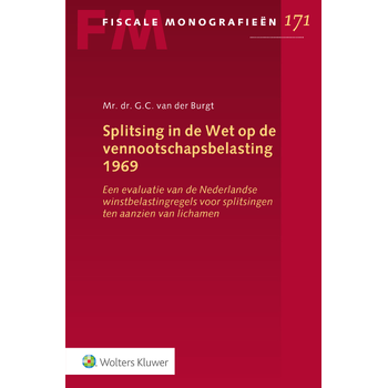 Splitsing in de Wet op de vennootschapsbelasting 1969 (Paperback) bij Singel 344