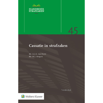Cassatie in strafzaken (Hardback) bij Singel 344