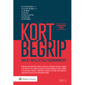Kort begrip van het intellectuele eigendomsrecht Studenteneditie (Paperback) bij Singel 344