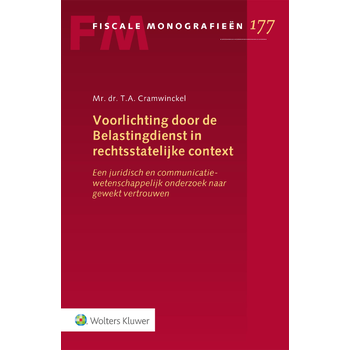 Voorlichting door de Belastingdienst in rechtsstatelijke context (Paperback) bij Singel 344