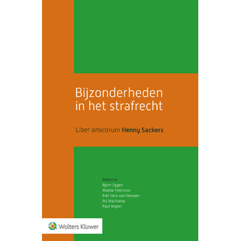 Bijzonderheden in het strafrecht (Hardback) bij Singel 344