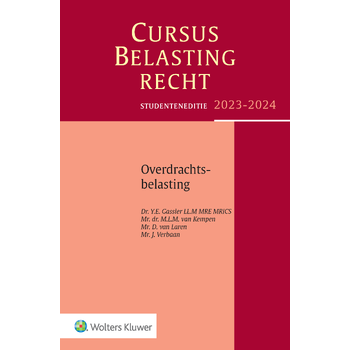 Studenteneditie cursus belastingrecht overdrachtsbelasting 2023-2024 (Paperback) bij Singel 344