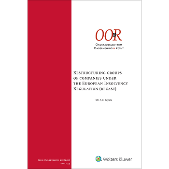 Restructuring groups of companies under the European Insolvency regulation (recast) (Hardback) bij Singel 344