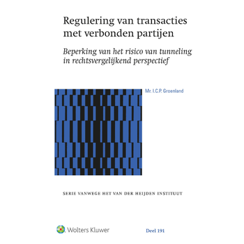 Regulering van transacties met verbonden partijen (Hardback) bij Singel 344
