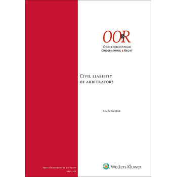 Civil liability of arbitrators (Hardback) bij Singel 344