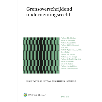 Grensoverschrijdend ondernemingsrecht (Hardback) bij Singel 344