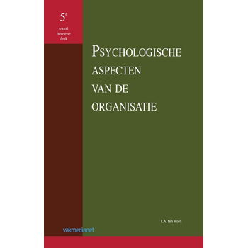 Psychologische aspecten van de organisatie (Paperback) bij Singel 344