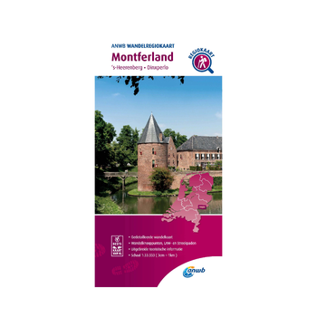 Wandelregiokaart Montferland 1:33.333 bij Singel 344