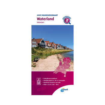 Wandelregiokaart Waterland 1:33.333 bij Singel 344