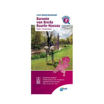 Wandelregiokaart Baronie van Breda, Baarle-Nassau 1:33.333 bij Singel 344