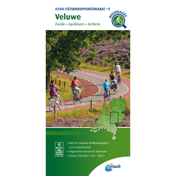 Fietsknooppuntenkaart Veluwe 1:100.000 bij Singel 344
