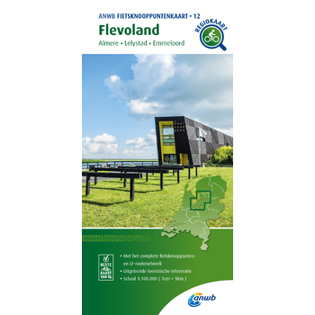 Fietsknooppuntenkaart Flevoland 1:100.000 bij Singel 344