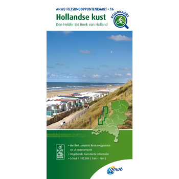 Fietsknooppuntenkaart Hollandse kust 1:100.000 bij Singel 344