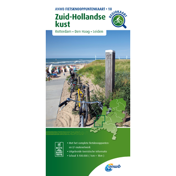 Fietsknooppuntenkaart Zuid-Hollandse kust 1:100.000 bij Singel 344