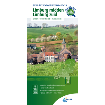 Fietsknooppuntenkaart Limburg midden, Limburg zuid 1:100.000 bij Singel 344