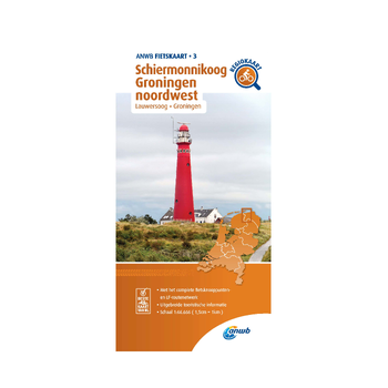 Fietskaart Schiermonnikoog, Groningen noordwest 1:66.666 bij Singel 344