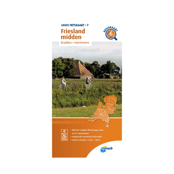 Fietskaart Friesland midden 1:66.666 bij Singel 344