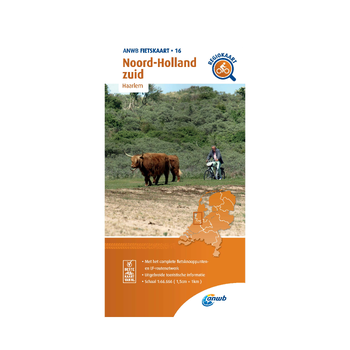 Fietskaart Noord-Holland zuid 1:66.666 bij Singel 344