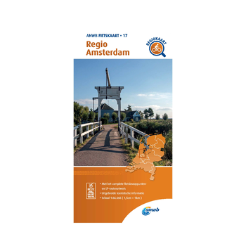 Fietskaart Regio Amsterdam 1:66.666 bij Singel 344