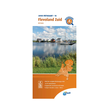 Fietskaart Zuidelijk Flevoland 1:66.666 bij Singel 344