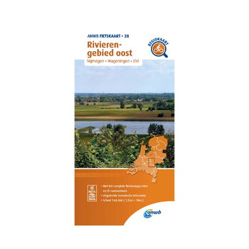 Fietskaart Rivierengebied oost 1:66.666 bij Singel 344