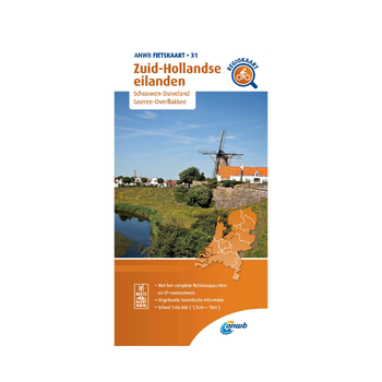 Fietskaart Zuid-Hollandse eilanden 1:66.666 bij Singel 344