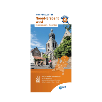 Fietskaart Noord-Brabant west 1:66.666 bij Singel 344