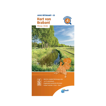 Fietskaart Hart van Brabant 1:66.666 bij Singel 344
