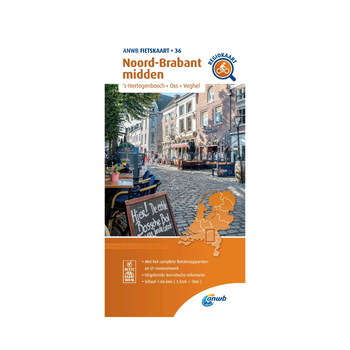 Fietskaart Noord-Brabant midden 1:66.666 bij Singel 344