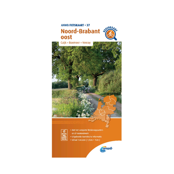 Fietskaart Noord-Brabant oost 1:66.666 bij Singel 344