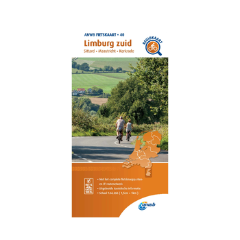 Fietskaart Limburg zuid 1:66.666 bij Singel 344