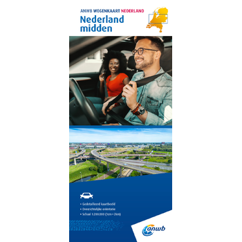 Wegenkaart Nederland Midden bij Singel 344