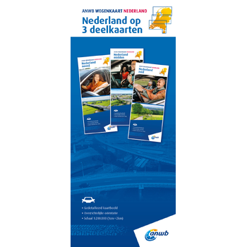 Wegenkaart Nederland Set Noord-Midden-Zuid bij Singel 344