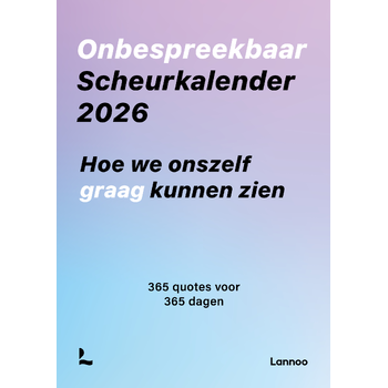 Onbespreekbaar Scheurkalender 2026 bij Singel 344