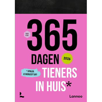 Scheurkalender 365 dagen tieners in huis 2026 bij Singel 344