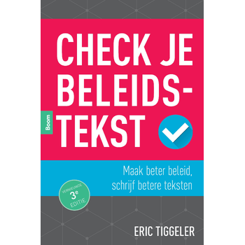 Check je beleidstekst (Paperback) bij Singel 344