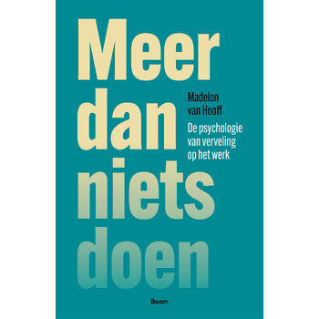 Meer dan nietsdoen (Paperback) van Madelon Hooff